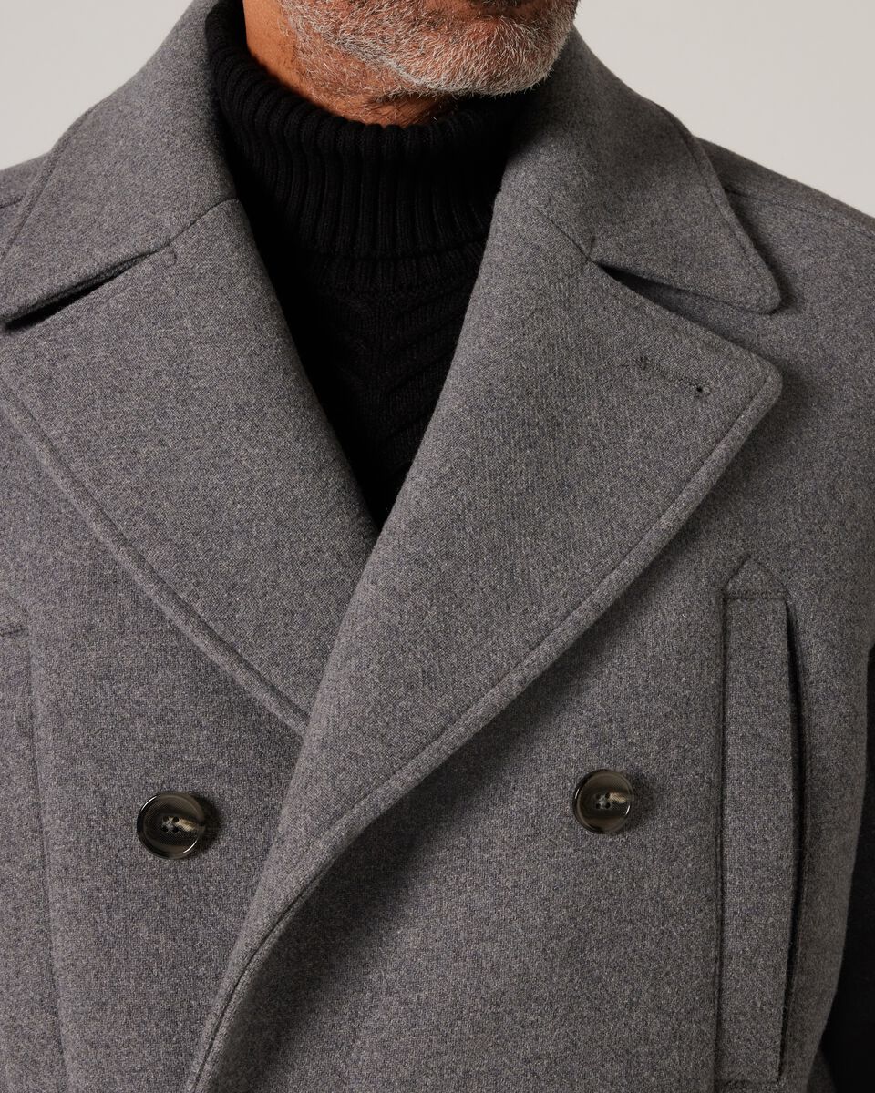 Premium Wool Double Breasted Overcoat 